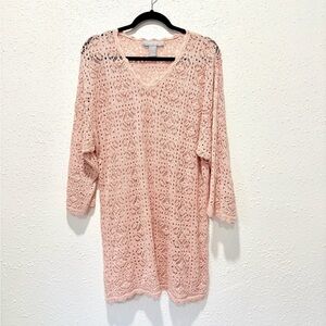 Modern Soul Light Pink Knit Top XL